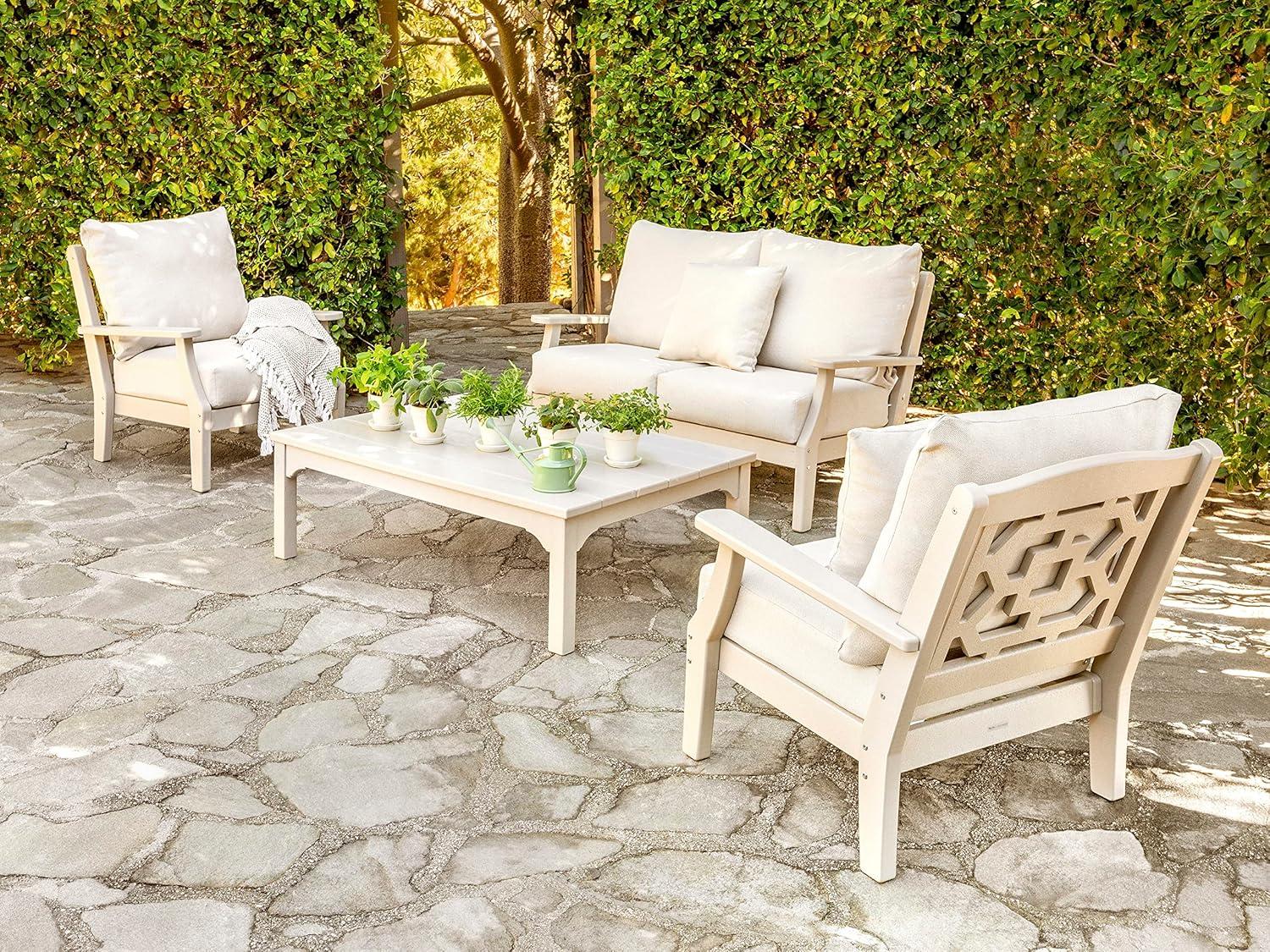 image:imageMartha Stewart by POLYWOOD Chinoiserie Coffee Table in MahoganyMahogany