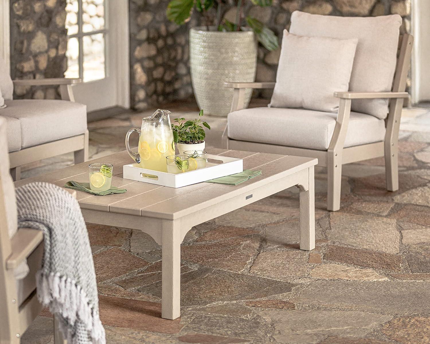 image:imageMartha Stewart by POLYWOOD Chinoiserie Coffee Table in MahoganyMahogany