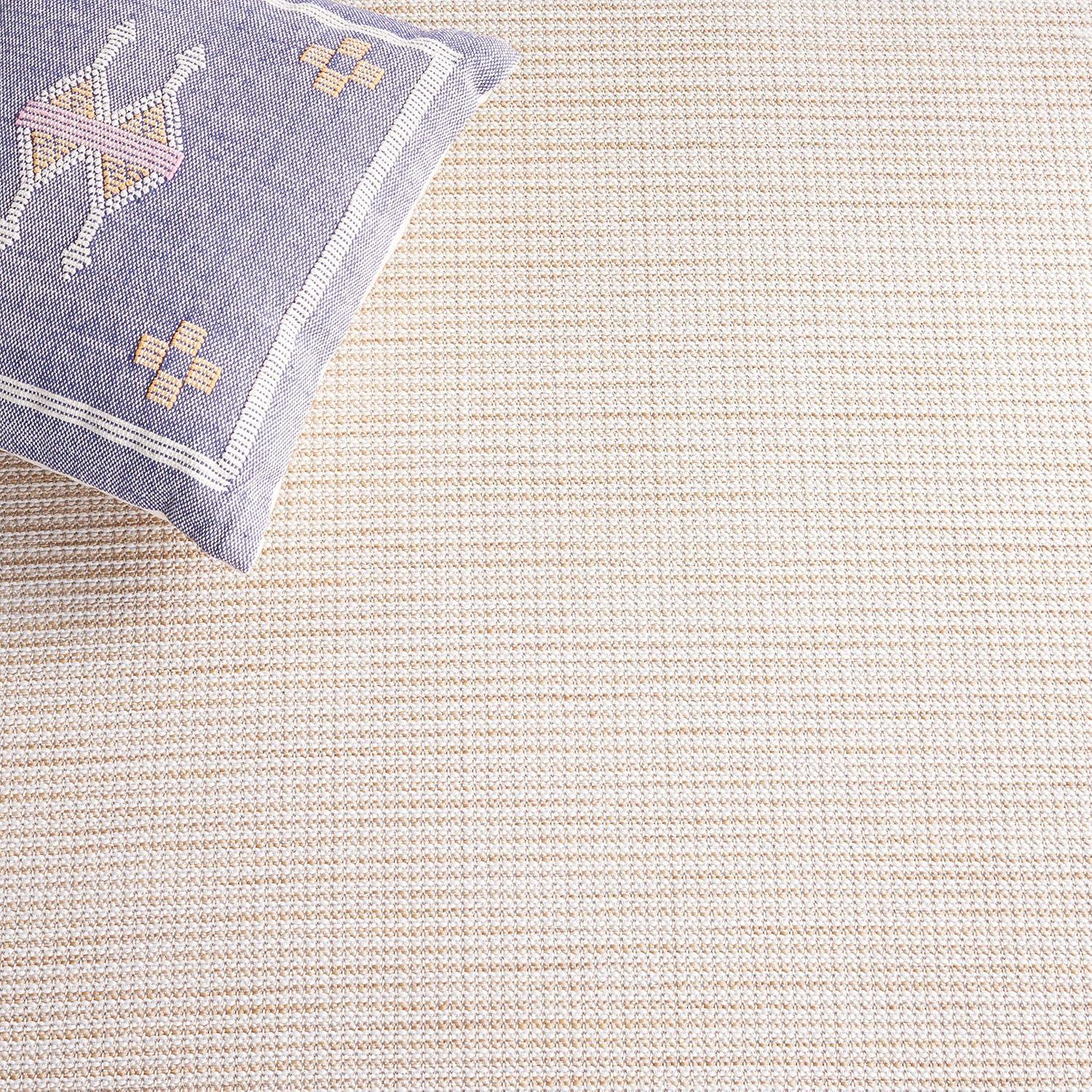 image:imageMartha Stewart x SAFAVIEH Outdoor Area Rug Collection 65 Round Navy Weather Resistant amp Washable Ideal for Patio Backyard Mudroom Deck Dining Space MSR4490NBeige