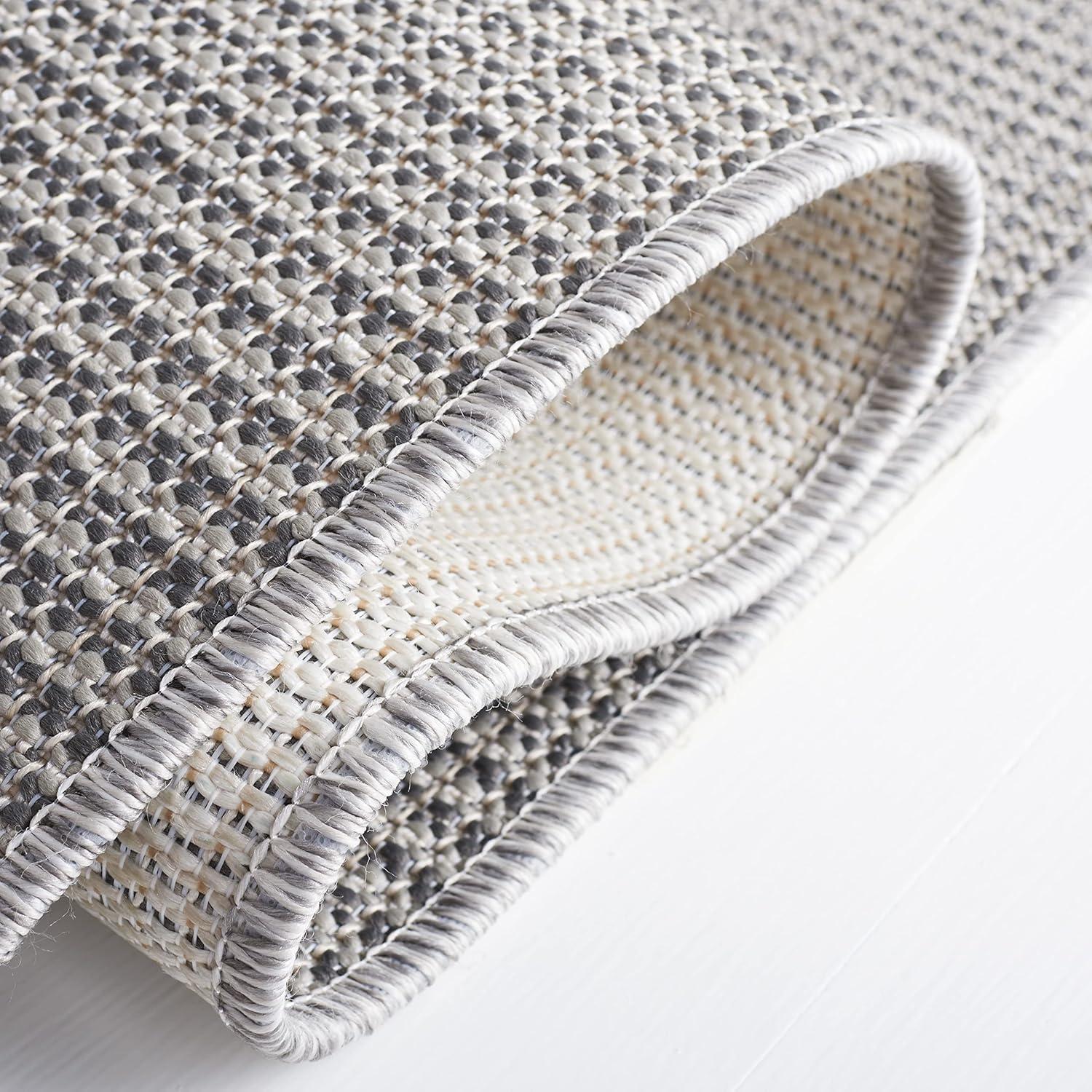 image:imageMartha Stewart x SAFAVIEH Outdoor Area Rug Collection 65 Round Navy Weather Resistant amp Washable Ideal for Patio Backyard Mudroom Deck Dining Space MSR4490NGrey