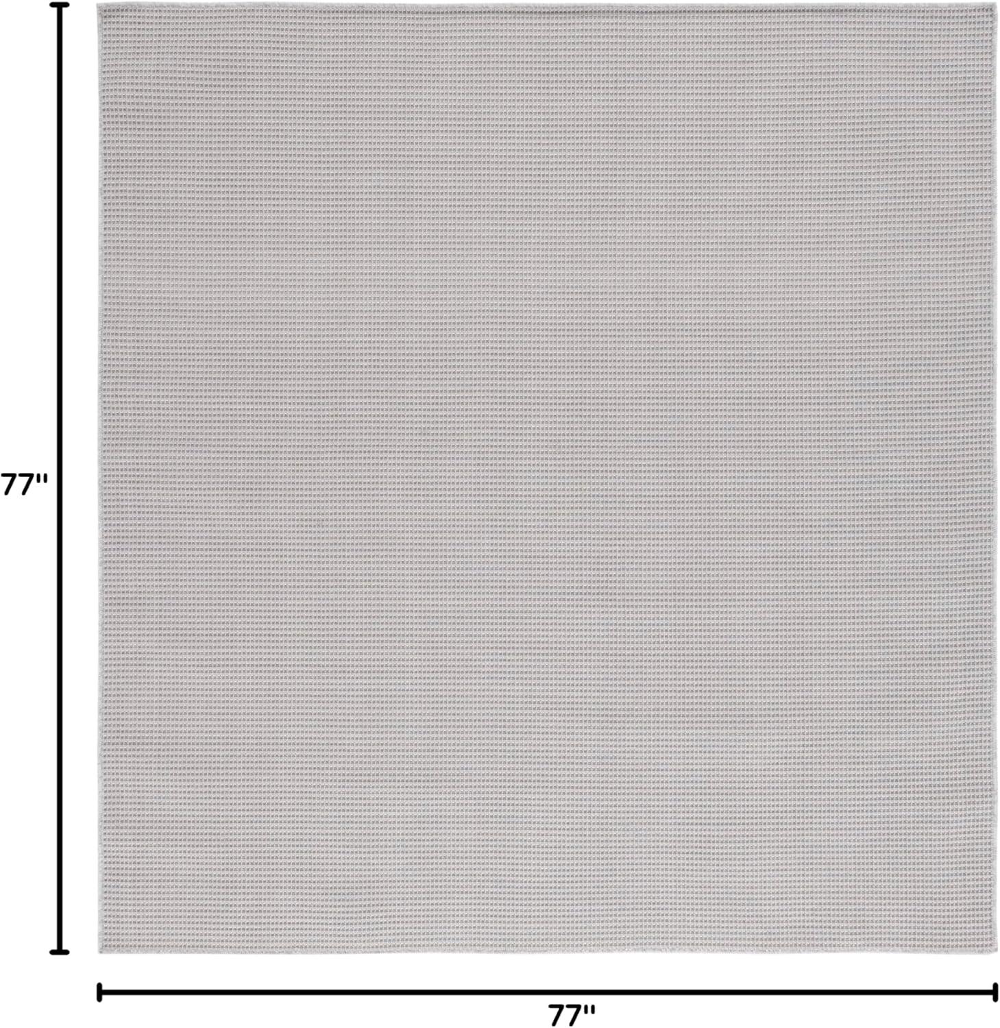 image:imageMartha Stewart x SAFAVIEH Outdoor Area Rug Collection 65 Round Navy Weather Resistant amp Washable Ideal for Patio Backyard Mudroom Deck Dining Space MSR4490NGrey