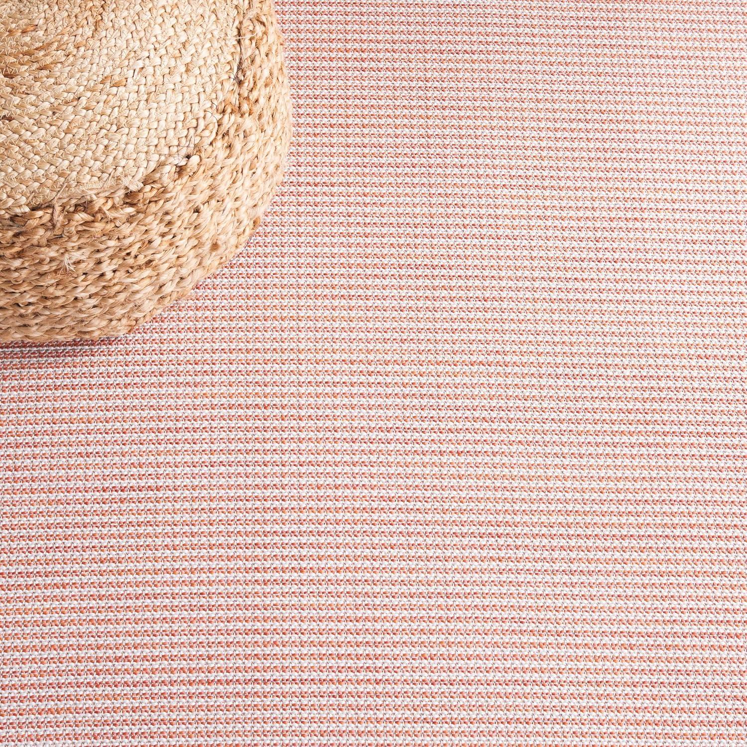 image:imageMartha Stewart x SAFAVIEH Outdoor Area Rug Collection 65 Round Navy Weather Resistant amp Washable Ideal for Patio Backyard Mudroom Deck Dining Space MSR4490NBeigeTerracotta