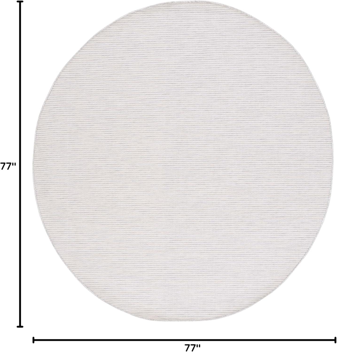 image:imageMartha Stewart x SAFAVIEH Outdoor Area Rug Collection 65 Round Navy Weather Resistant amp Washable Ideal for Patio Backyard Mudroom Deck Dining Space MSR4490NIvory