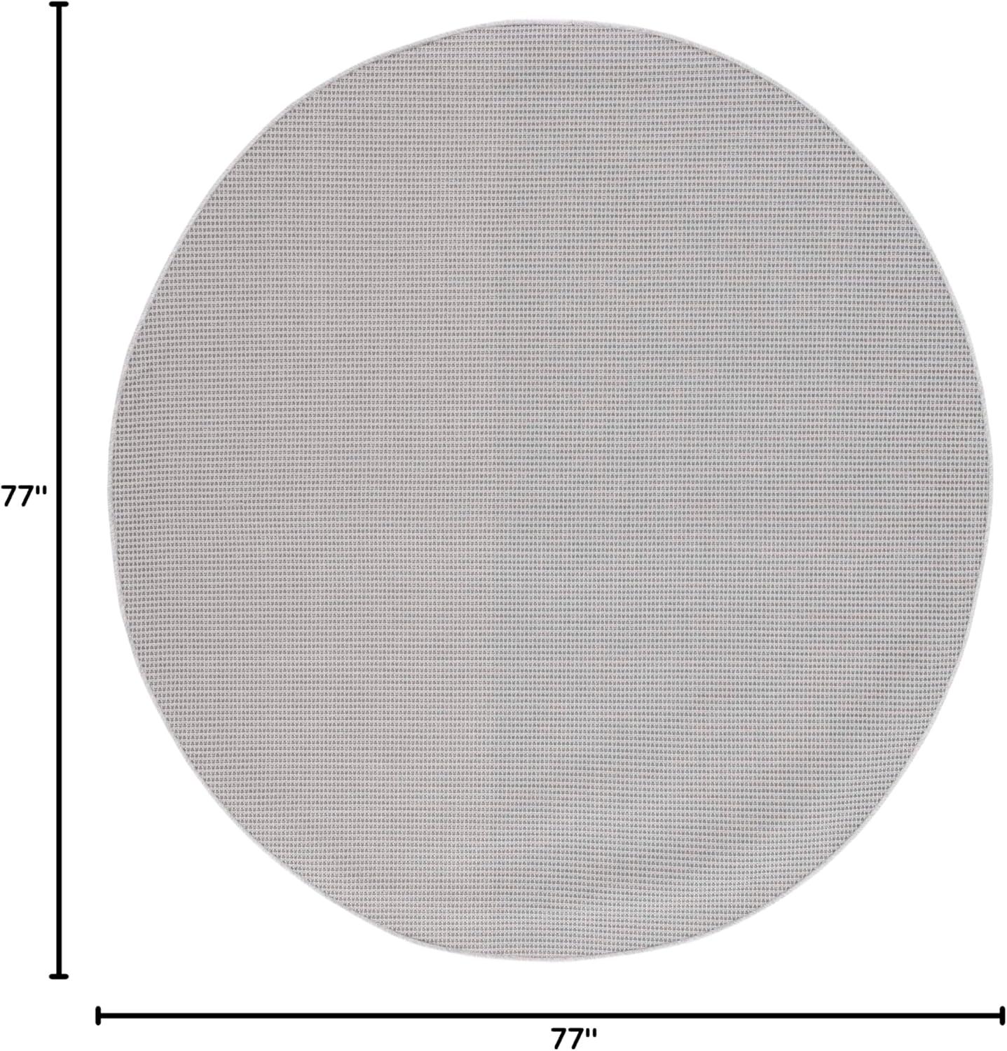 image:imageMartha Stewart x SAFAVIEH Outdoor Area Rug Collection 65 Round Navy Weather Resistant amp Washable Ideal for Patio Backyard Mudroom Deck Dining Space MSR4490NGrey