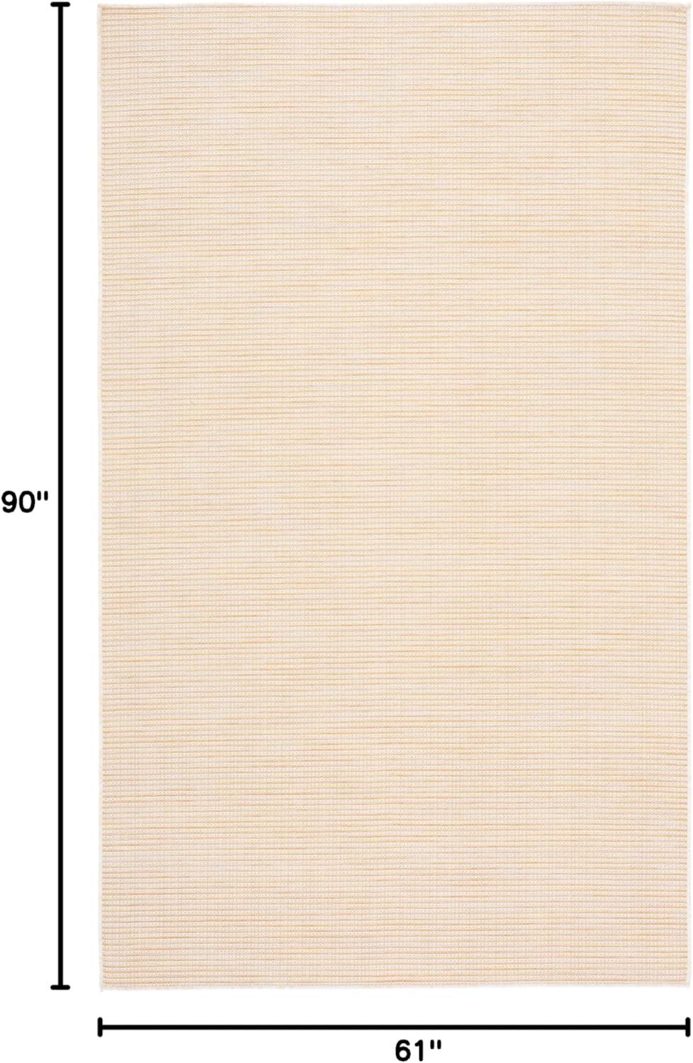 image:imageMartha Stewart x SAFAVIEH Outdoor Area Rug Collection 65 Round Navy Weather Resistant amp Washable Ideal for Patio Backyard Mudroom Deck Dining Space MSR4490NYellow