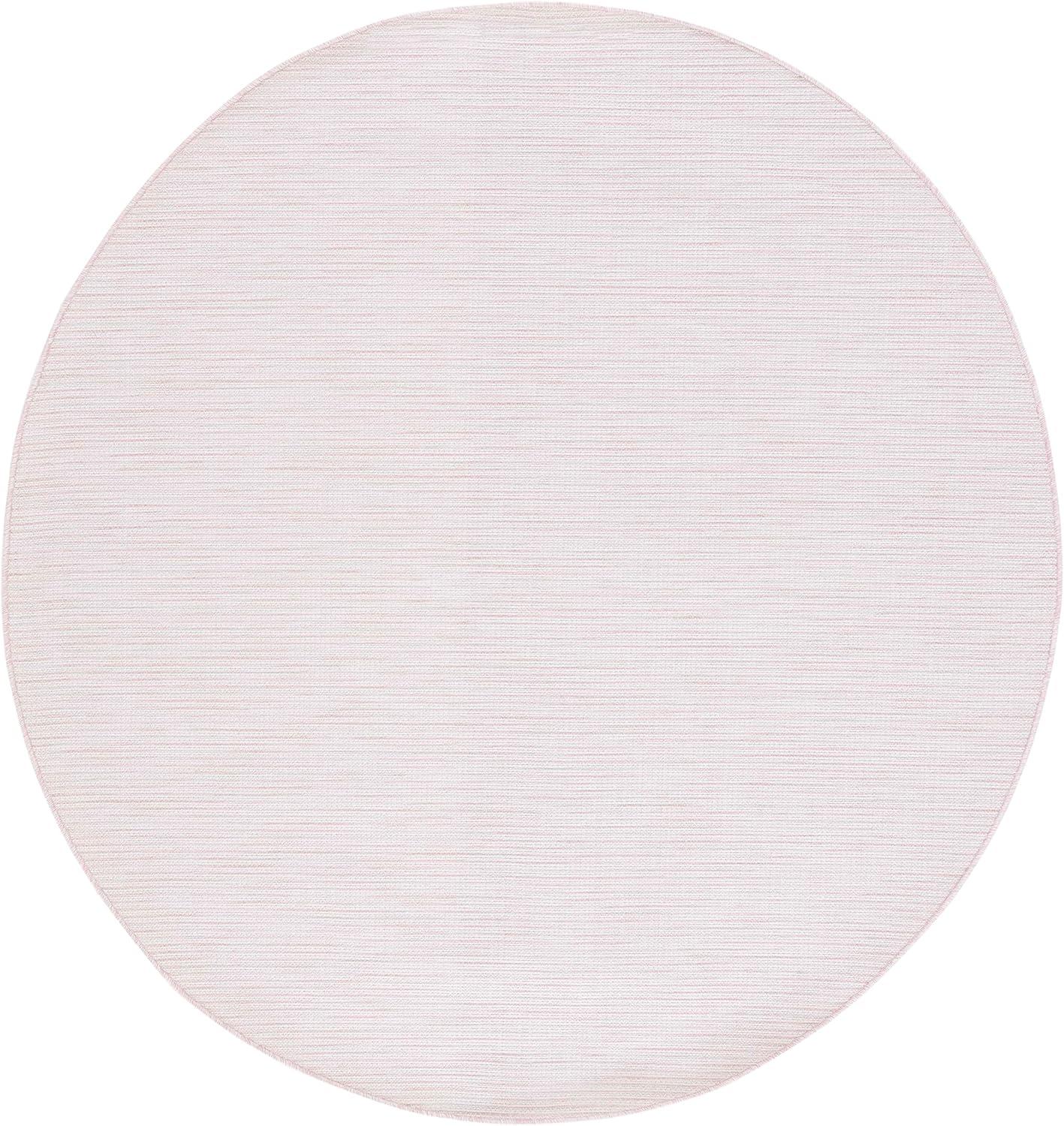 image:imageMartha Stewart x SAFAVIEH Outdoor Area Rug Collection 65 Round Navy Weather Resistant amp Washable Ideal for Patio Backyard Mudroom Deck Dining Space MSR4490NBeigePink