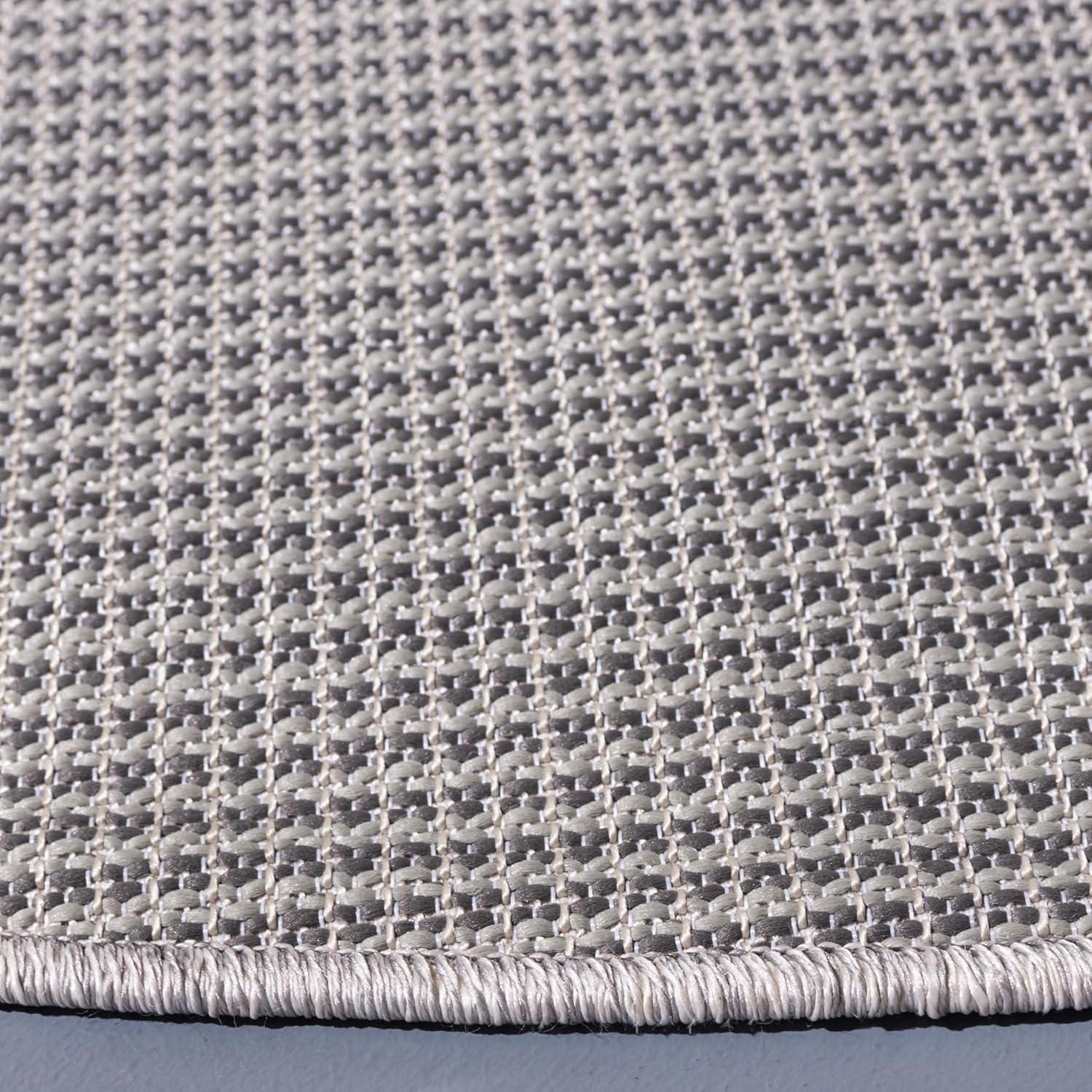 image:imageMartha Stewart x SAFAVIEH Outdoor Area Rug Collection 65 Round Navy Weather Resistant amp Washable Ideal for Patio Backyard Mudroom Deck Dining Space MSR4490NGrey