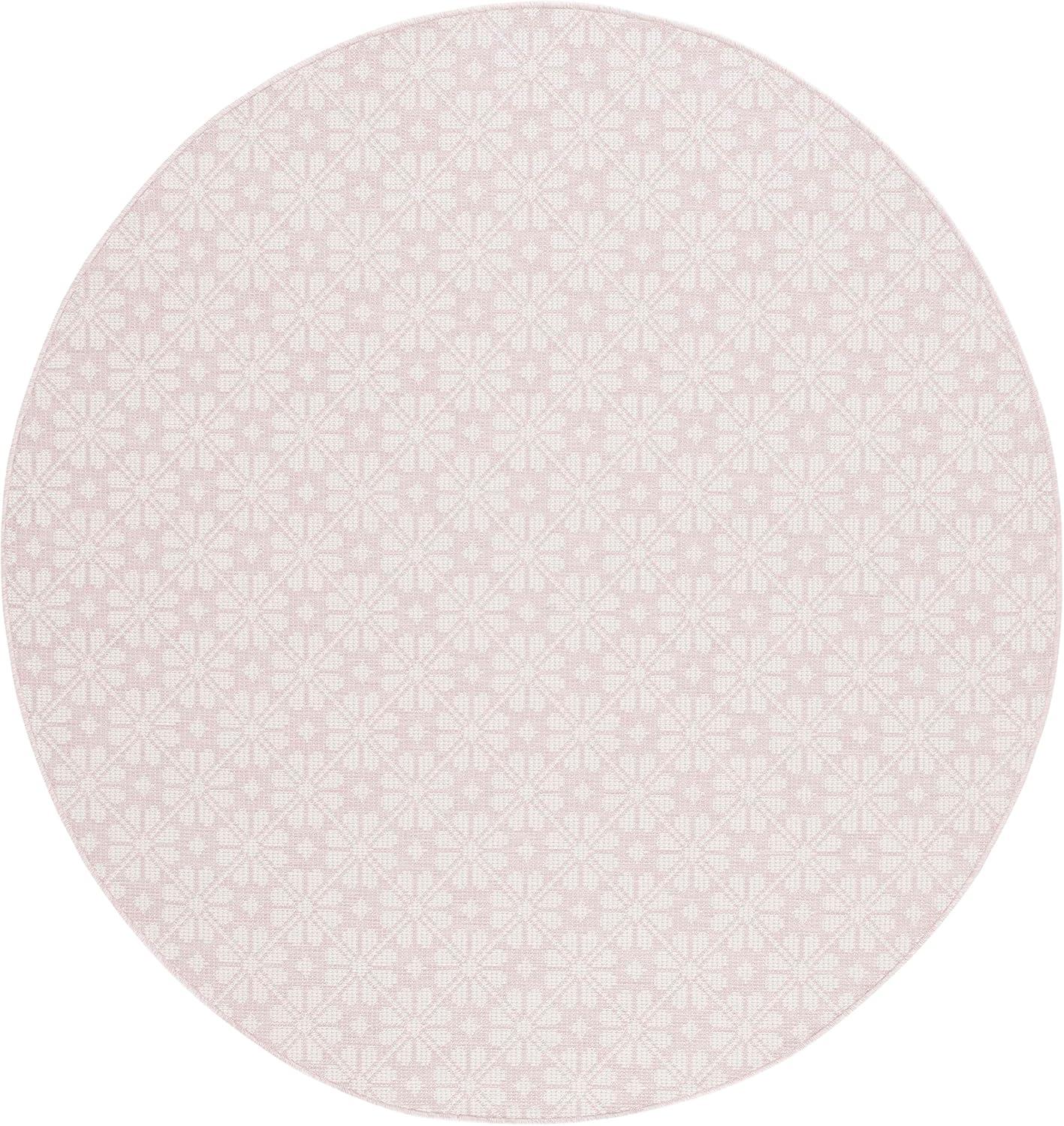 image:imageMartha Stewart x SAFAVIEH Outdoor Area Rug Collection 8 x 10 Blue amp Beige Weather Resistant amp Washable Ideal for Patio Backyard Mudroom Deck Dining Space MSR4491MPinkIvory