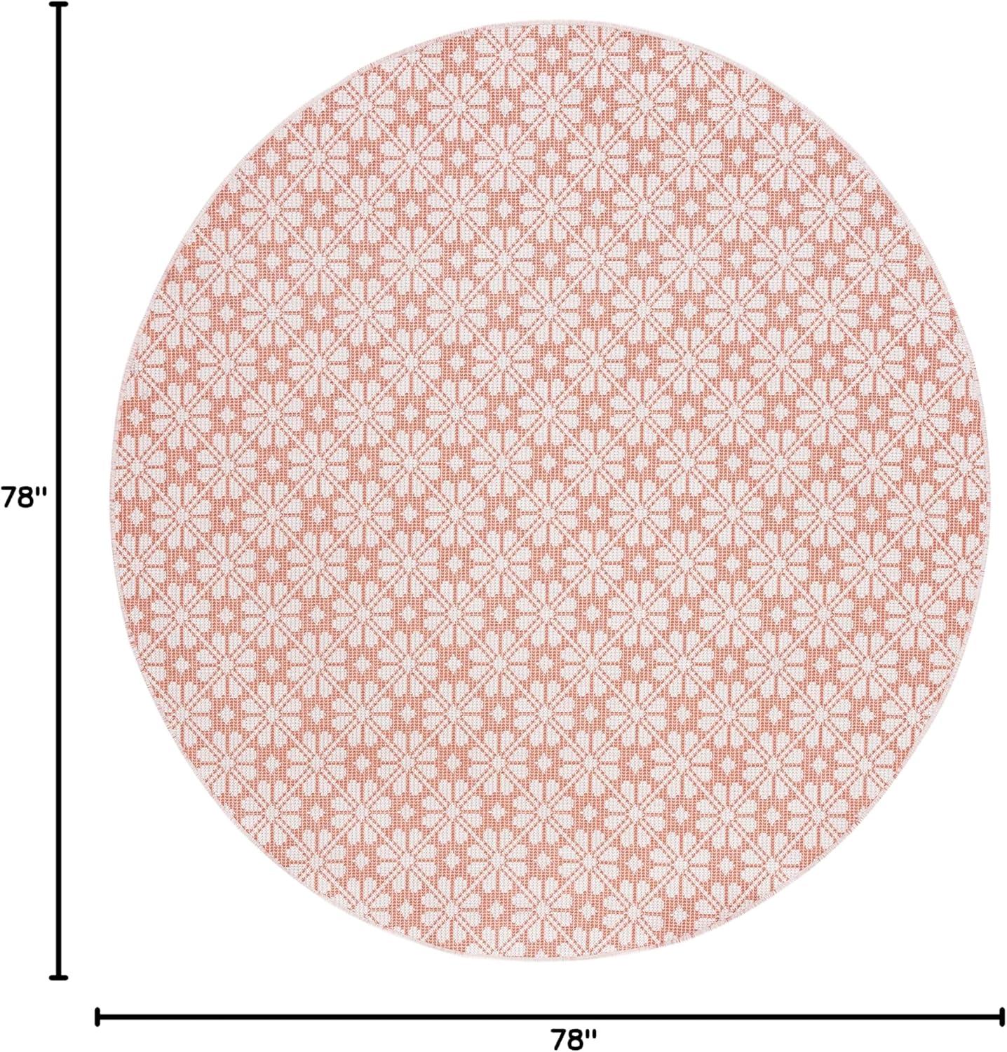 image:imageMartha Stewart x SAFAVIEH Outdoor Area Rug Collection 8 x 10 Blue amp Beige Weather Resistant amp Washable Ideal for Patio Backyard Mudroom Deck Dining Space MSR4491MTerracotta