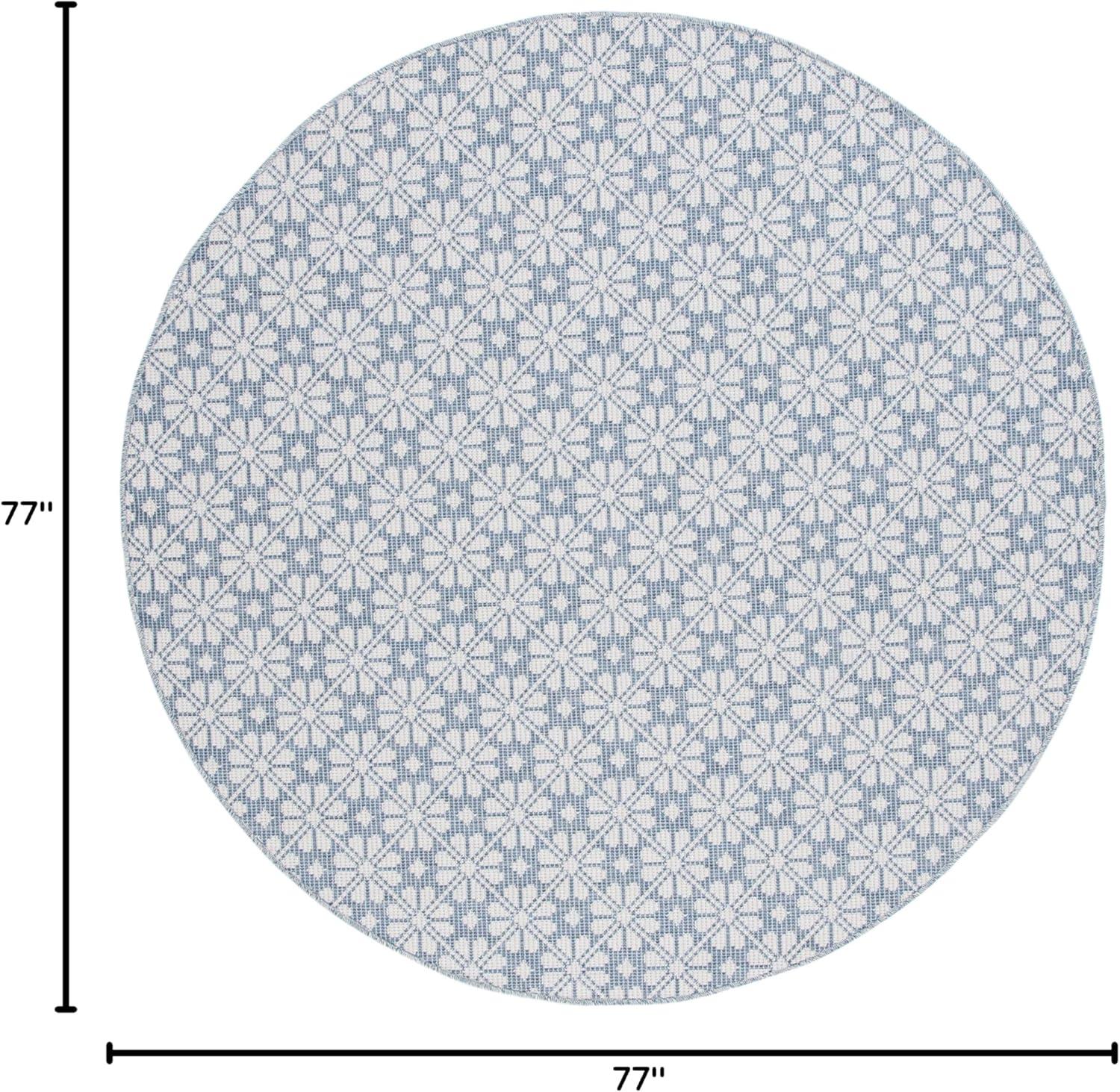image:imageMartha Stewart x SAFAVIEH Outdoor Area Rug Collection 8 x 10 Blue amp Beige Weather Resistant amp Washable Ideal for Patio Backyard Mudroom Deck Dining Space MSR4491MNavyIvory