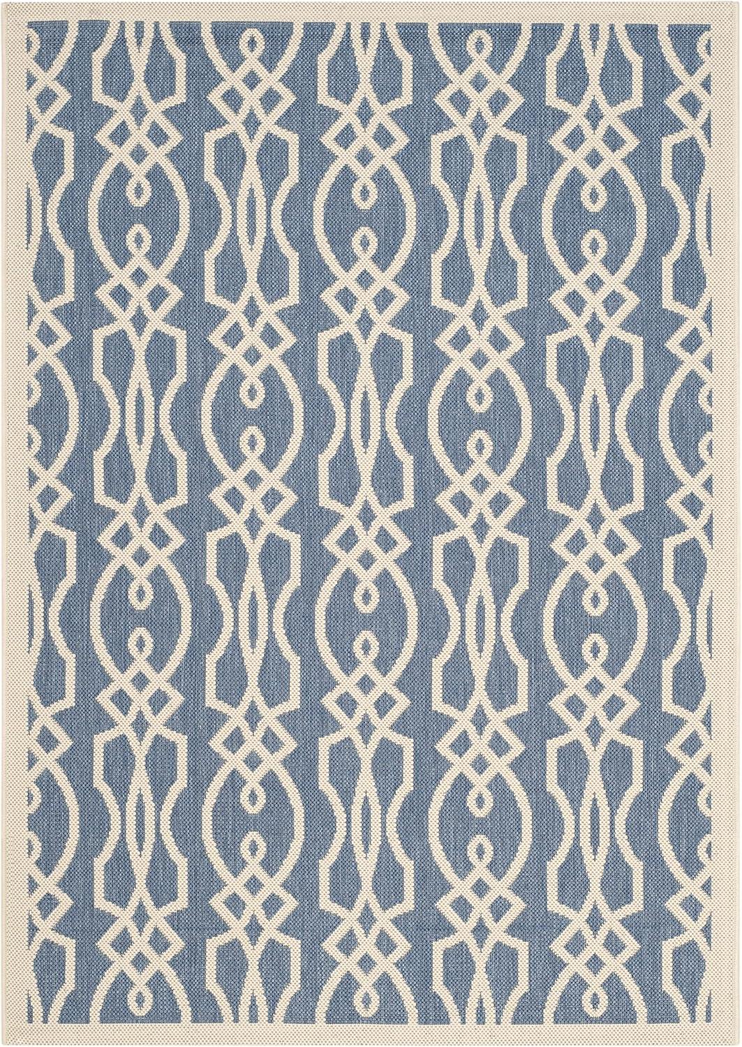 image:imageMartha Stewart x SAFAVIEH Outdoor Area Rug Collection 8 x 112 Azurite Weather Resistant amp Washable Ideal for Patio Backyard Mudroom Deck Dining Space MSR4220233Azurite