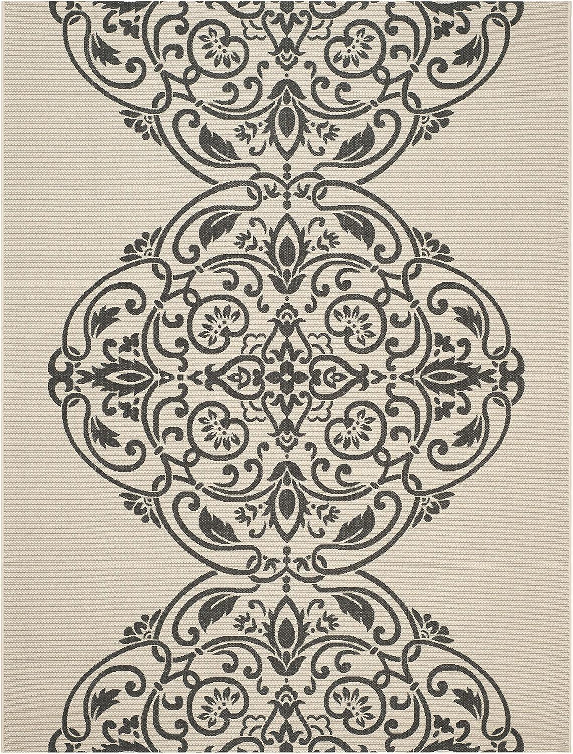 image:imageMartha Stewart x SAFAVIEH Outdoor Area Rug Collection 8 x 112 Azurite Weather Resistant amp Washable Ideal for Patio Backyard Mudroom Deck Dining Space MSR4230233Silhouette