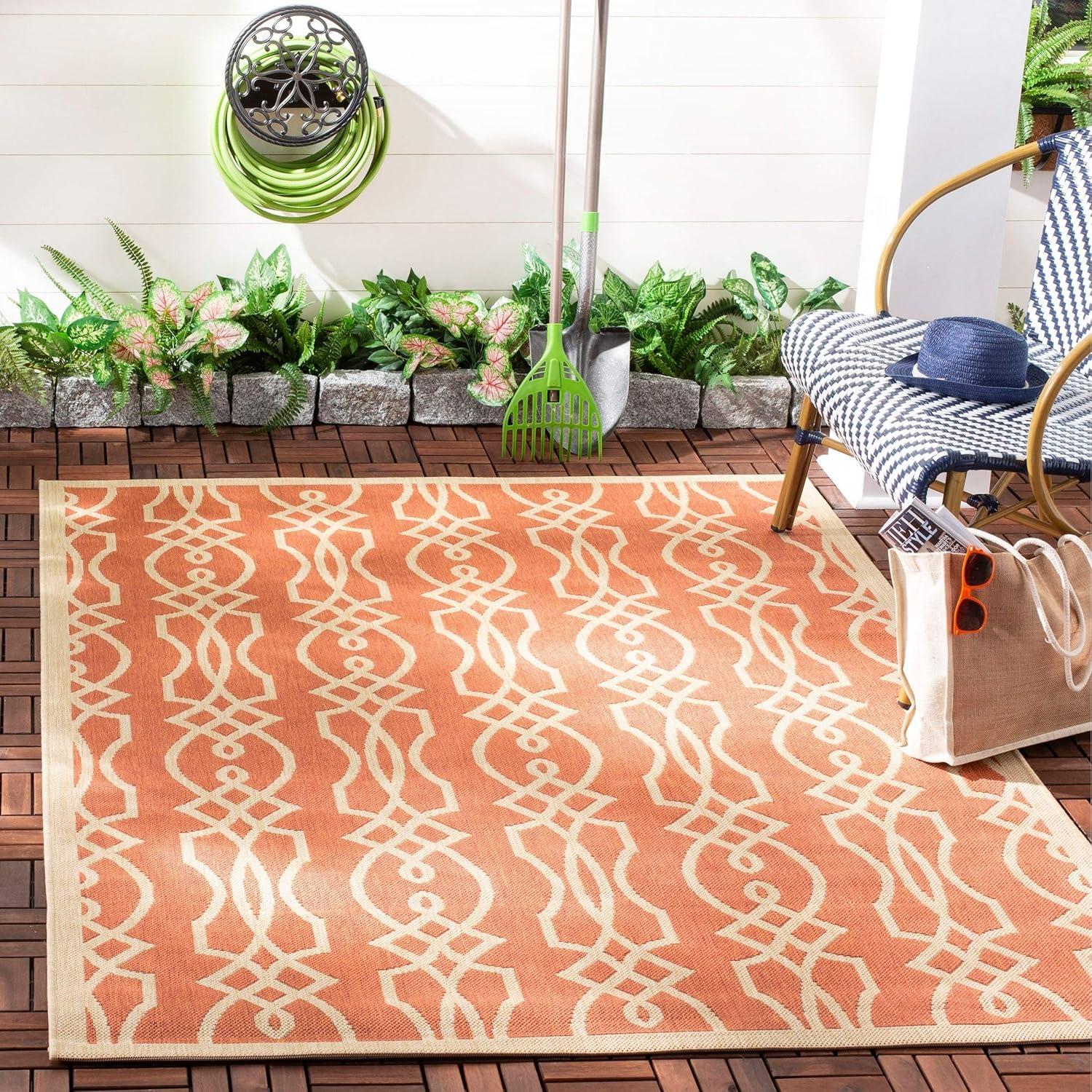 image:imageMartha Stewart x SAFAVIEH Outdoor Area Rug Collection 8 x 112 Azurite Weather Resistant amp Washable Ideal for Patio Backyard Mudroom Deck Dining Space MSR4220233Azurite