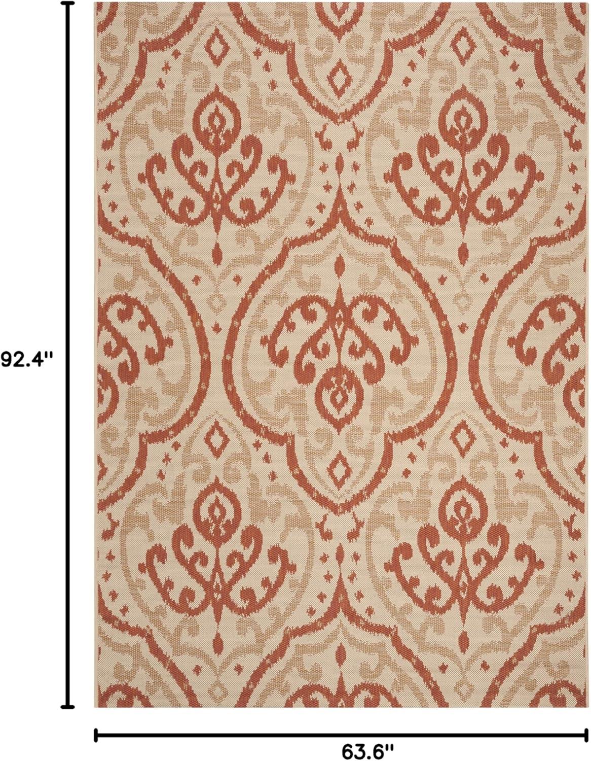 image:imageMartha Stewart x SAFAVIEH Outdoor Area Rug Collection 8 x 112 Beige amp Anthracite Weather Resistant amp Washable Ideal for Patio Backyard Mudroom Deck Dining Space MSR411423612BeigeTerracotta