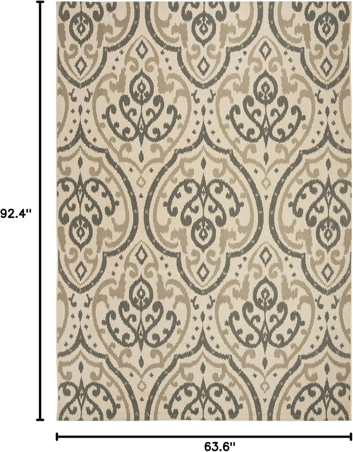 image:imageMartha Stewart x SAFAVIEH Outdoor Area Rug Collection 8 x 112 Beige amp Anthracite Weather Resistant amp Washable Ideal for Patio Backyard Mudroom Deck Dining Space MSR411423612BeigeAnthracite