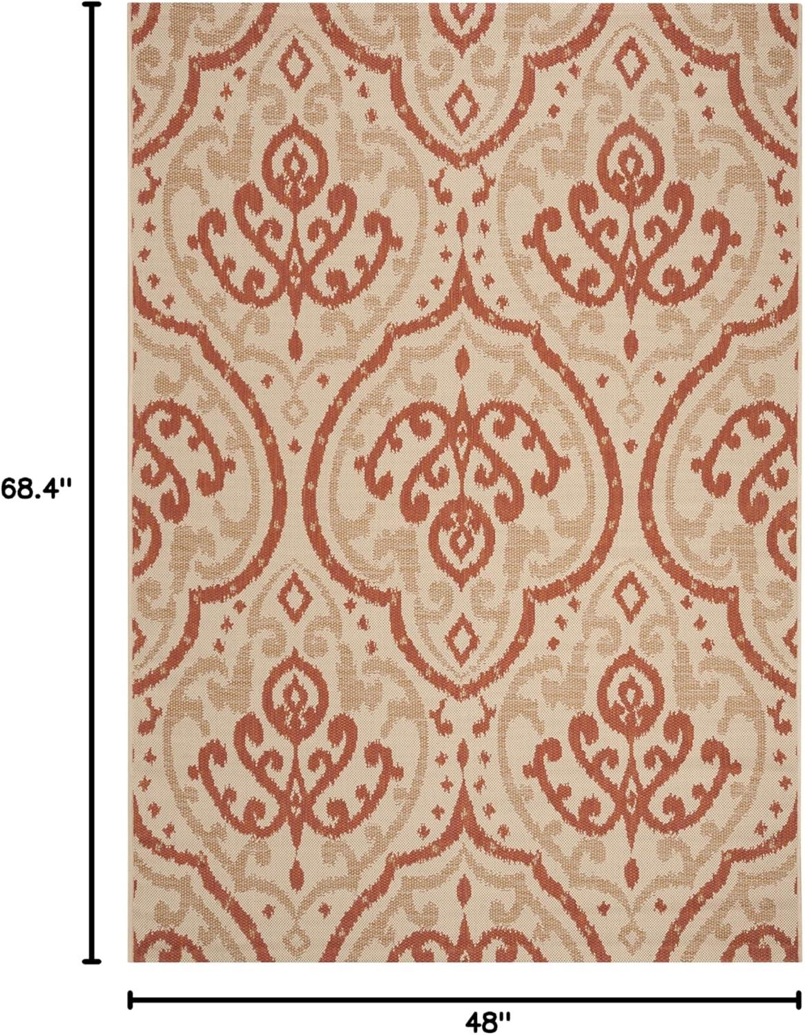 image:imageMartha Stewart x SAFAVIEH Outdoor Area Rug Collection 8 x 112 Beige amp Anthracite Weather Resistant amp Washable Ideal for Patio Backyard Mudroom Deck Dining Space MSR411423612BeigeTerracotta