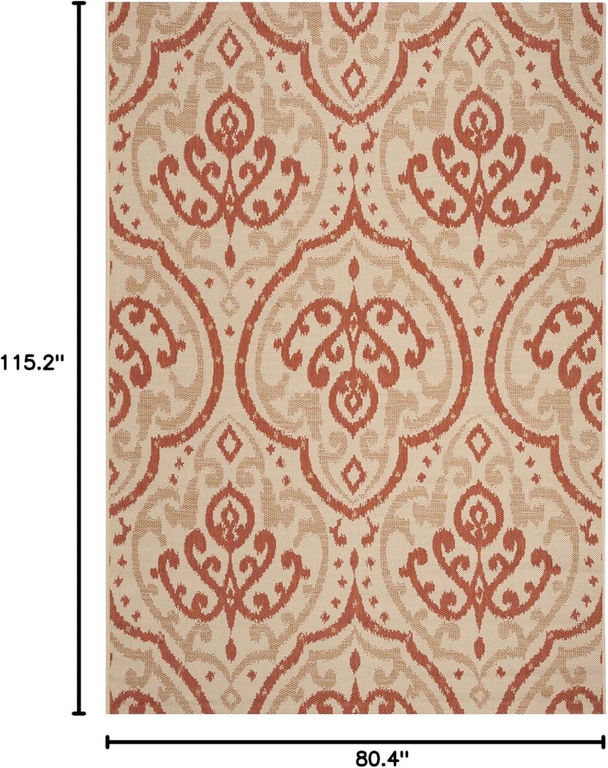 image:imageMartha Stewart x SAFAVIEH Outdoor Area Rug Collection 8 x 112 Beige amp Anthracite Weather Resistant amp Washable Ideal for Patio Backyard Mudroom Deck Dining Space MSR411423612BeigeTerracotta