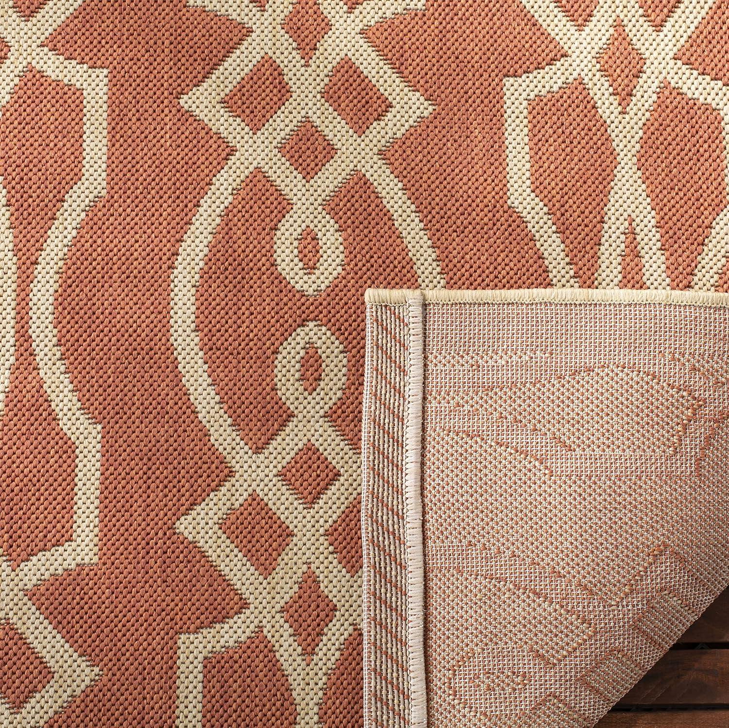 image:imageMartha Stewart x SAFAVIEH Outdoor Area Rug Collection 8 x 112 Cinnamon Stick Weather Resistant amp Washable Ideal for Patio Backyard Mudroom Deck Dining Space MSR4220011