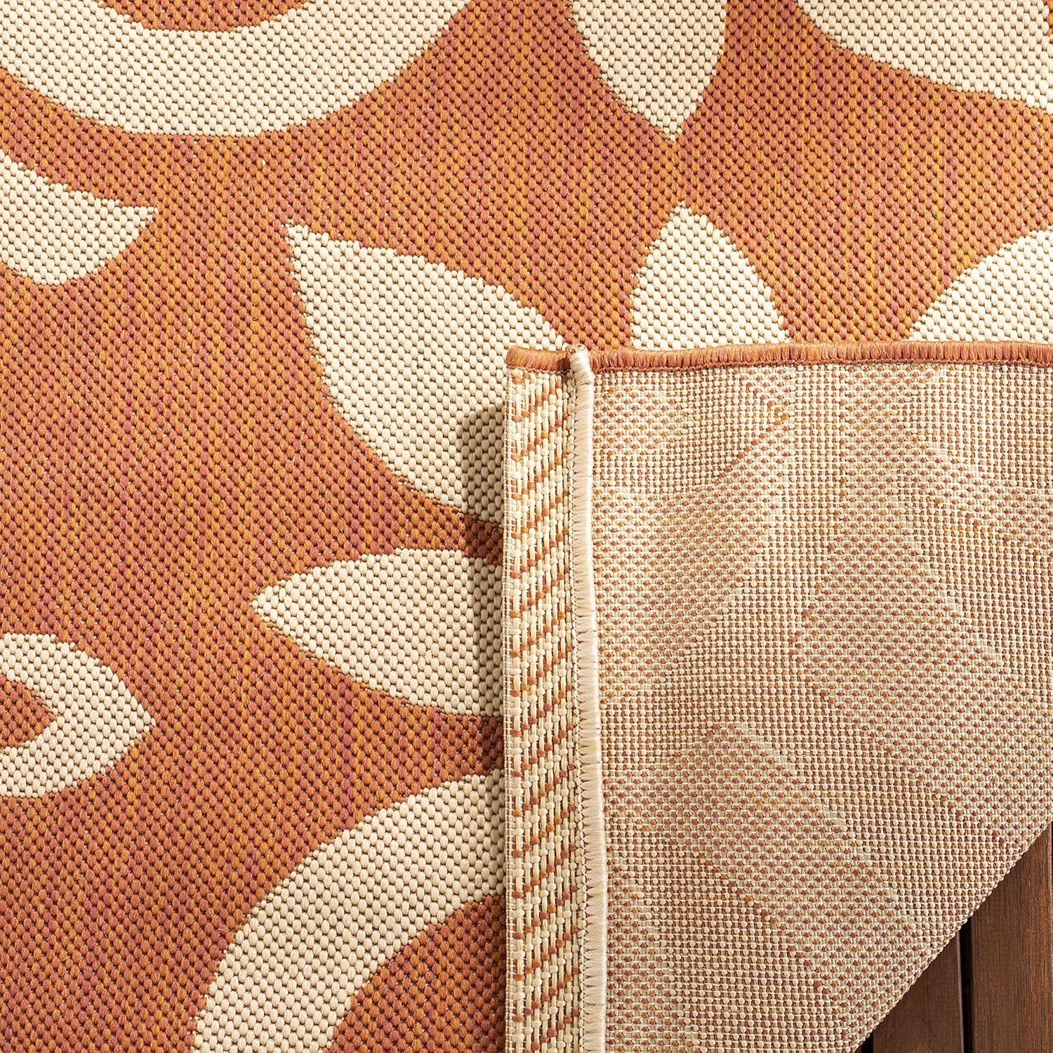 image:imageMartha Stewart x SAFAVIEH Outdoor Area Rug Collection 8 x 112 Cinnamon Stick Weather Resistant amp Washable Ideal for Patio Backyard Mudroom Deck Dining Space MSR4229231Cinnamon Stick