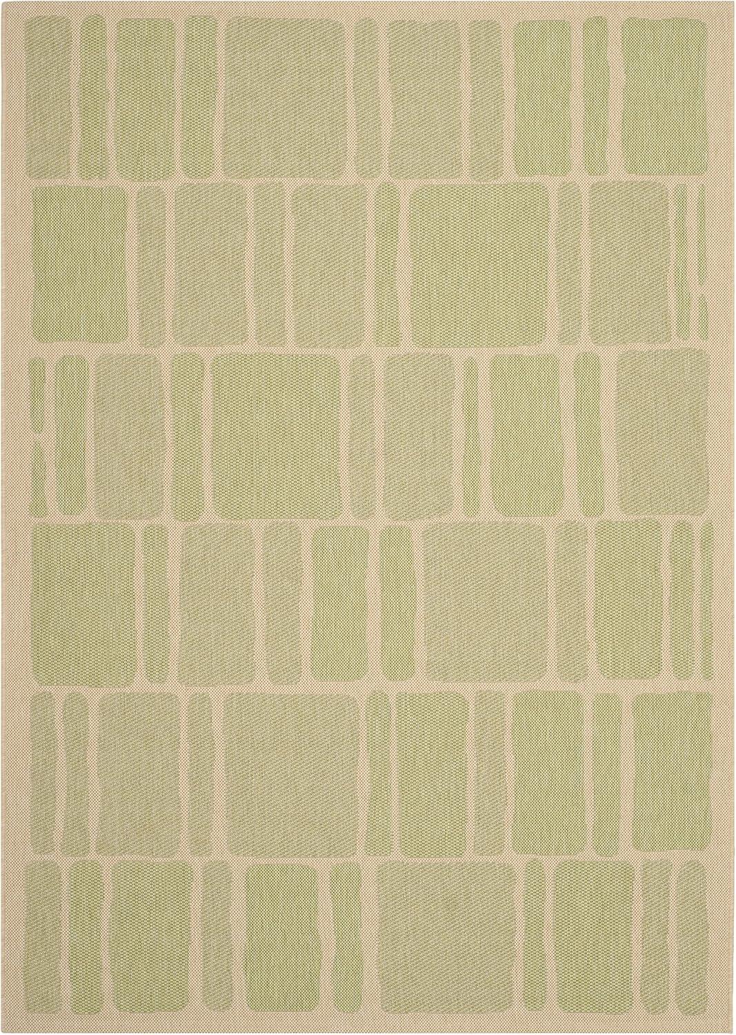 image:imageMartha Stewart x SAFAVIEH Outdoor Area Rug Collection 8 x 112 Cream amp Sweet Pea Weather Resistant amp Washable Ideal for Patio Backyard Mudroom Deck Dining Space MSR4289325CreamSweet Pea