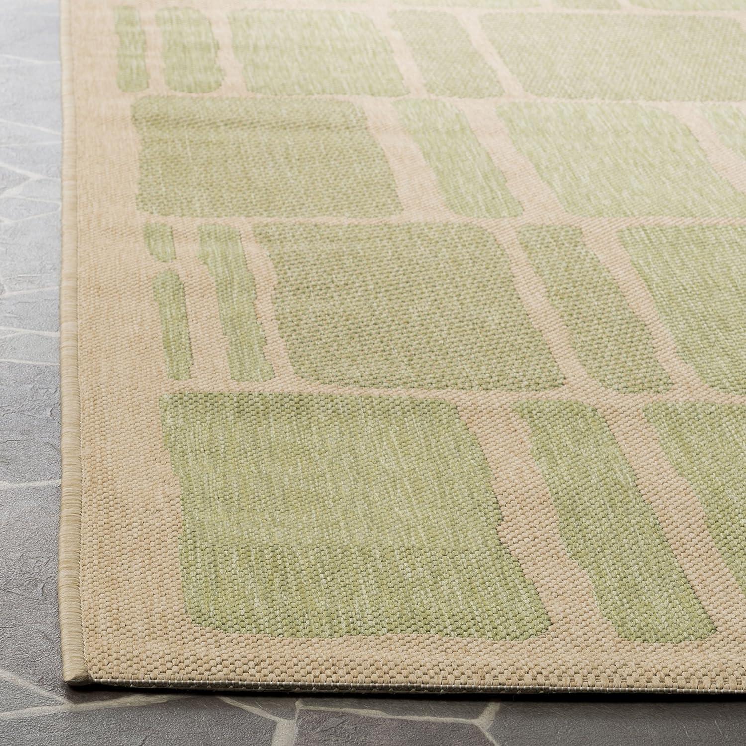 image:imageMartha Stewart x SAFAVIEH Outdoor Area Rug Collection 8 x 112 Cream amp Sweet Pea Weather Resistant amp Washable Ideal for Patio Backyard Mudroom Deck Dining Space MSR4289325CreamSweet Pea
