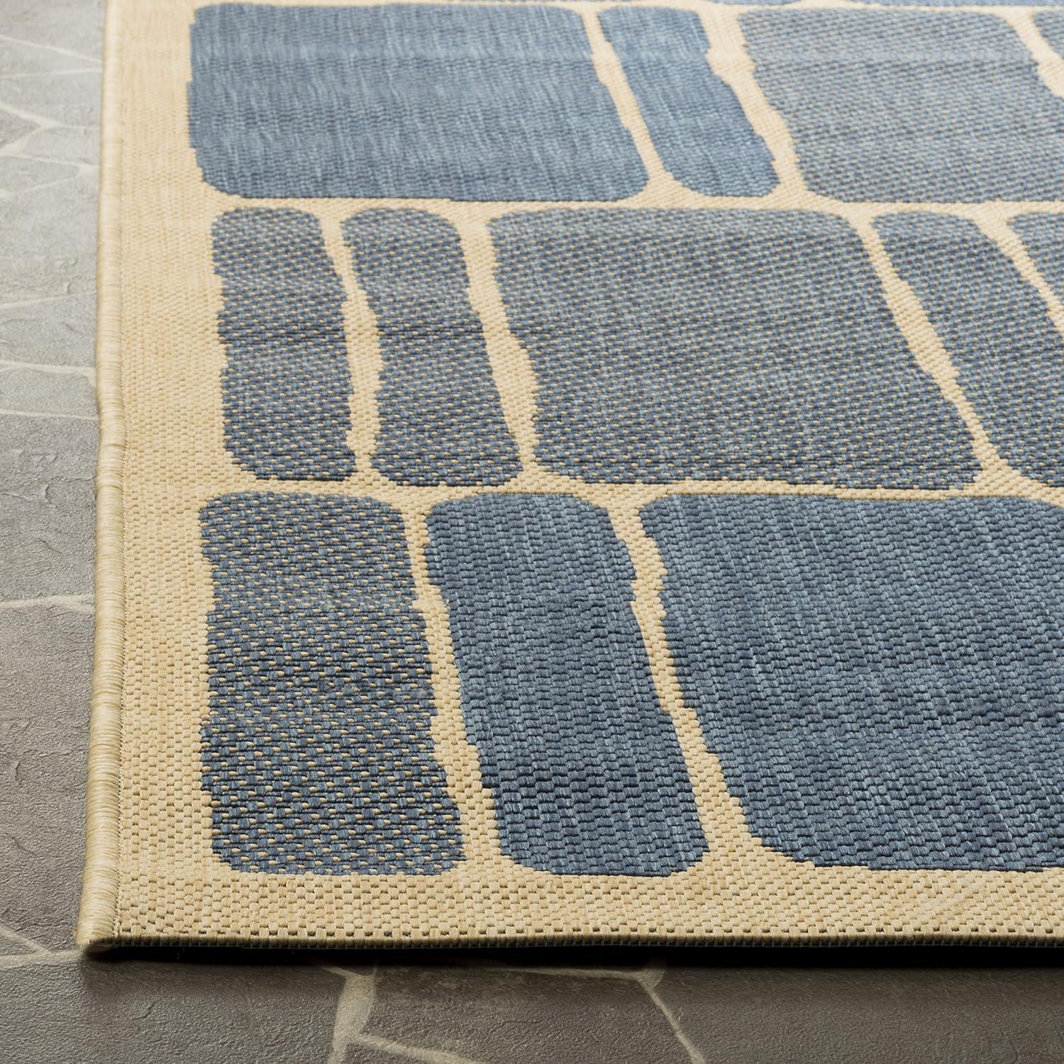 image:imageMartha Stewart x SAFAVIEH Outdoor Area Rug Collection 8 x 112 Cream amp Sweet Pea Weather Resistant amp Washable Ideal for Patio Backyard Mudroom Deck Dining Space MSR4289325BeigeAnthracite