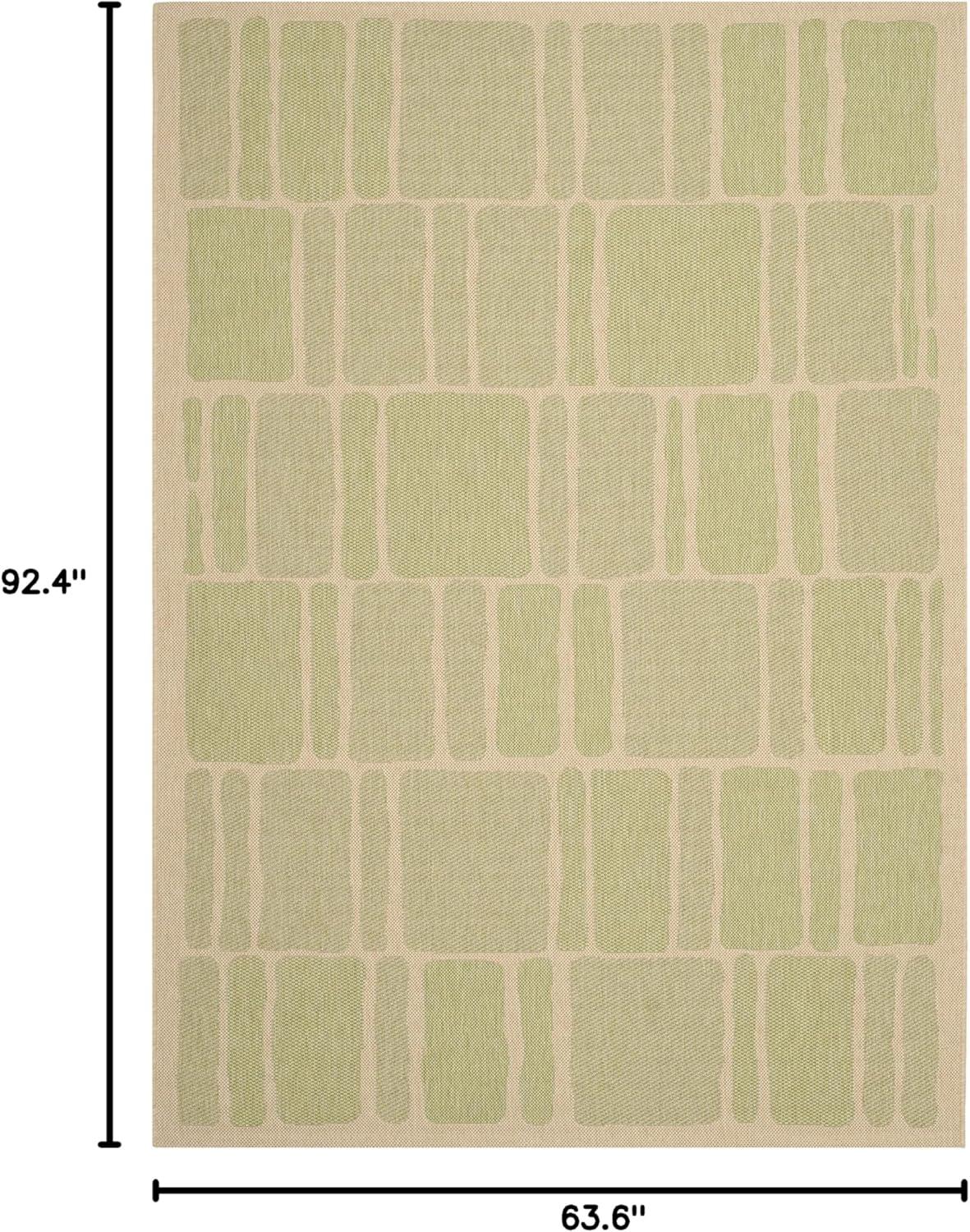 image:imageMartha Stewart x SAFAVIEH Outdoor Area Rug Collection 8 x 112 Cream amp Sweet Pea Weather Resistant amp Washable Ideal for Patio Backyard Mudroom Deck Dining Space MSR4289325CreamSweet Pea