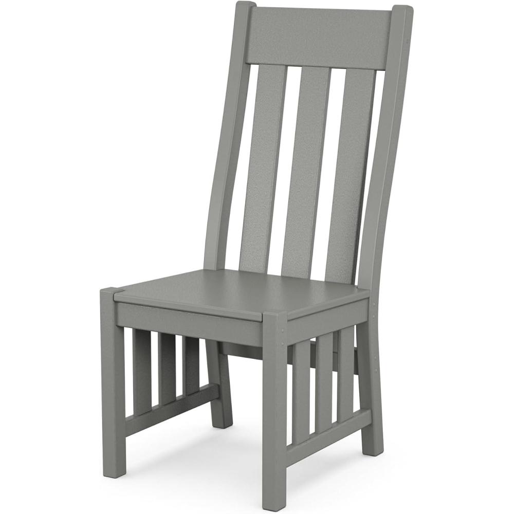 image:imageMartha Stewart by POLYWOOD Acadia Dining Side Chair in MahoganySlate Grey