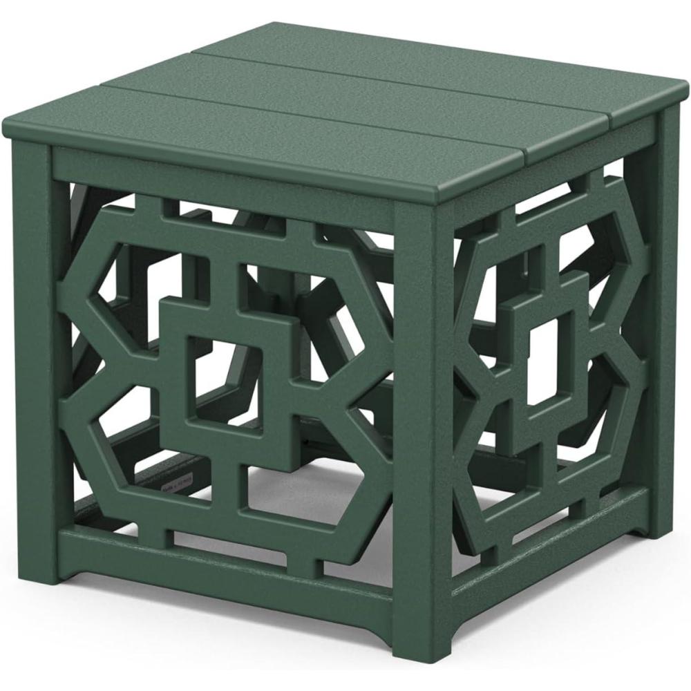 image:imageMartha Stewart by POLYWOOD Chinoiserie Accent Table in BlackGreen