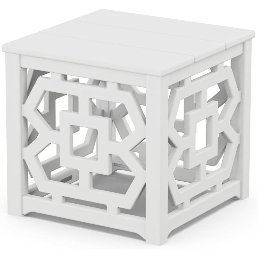 image:imageMartha Stewart by POLYWOOD Chinoiserie Accent Table in BlackWhite