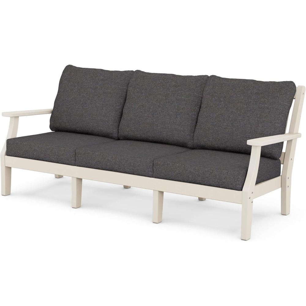 image:imageMartha Stewart by POLYWOOD Chinoiserie Deep Seating Sofa in WhiteGlacier SpaSand Ash Charcoal