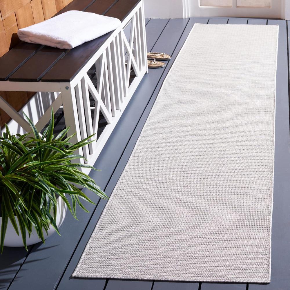 image:imageMartha Stewart x SAFAVIEH Outdoor Area Rug Collection 65 Round Navy Weather Resistant amp Washable Ideal for Patio Backyard Mudroom Deck Dining Space MSR4490NIvory