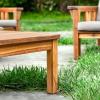 Martha Stewart Kids Outdoor Low Table: Acacia Wood Activity Desk for Play & Learning, Kids Picnic Table for Garden, Backyard, Porch, Patio & Outdoor Classroom Furniture | Measures 28″ x 17″ x 10″