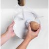 Martha Stewart Mini Palm Dish Brushes, 4 Count – Ergonomic Beechwood Handle for Comfortable Cleaning