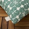 Martha Stewart Tulum Indoor Outdoor Decorative Lumbar Pillow 2-Pack Set, UV Fade Resistant, Water Repellent, Printed Modern Design, Taupe, 11″x18″(Green)