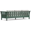 Martha Stewart by POLYWOOD® Acadia 4-Piece Deep Seating Set with Sofa in Green (Buffalo Plaid Grey Mist)