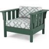 Martha Stewart by POLYWOOD® Acadia 4-Piece Deep Seating Set with Sofa in Green (Trellis Glacier Spa)