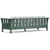 Martha Stewart by POLYWOOD® Acadia 4-Piece Deep Seating Set with Sofa in Green (Trellis Glacier Spa)