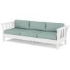 Martha Stewart by POLYWOOD® Acadia 4-Piece Deep Seating Set with Sofa in White (Glacier Spa)(Glacier Spa)