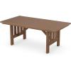 Martha Stewart by POLYWOOD® Acadia 5-Piece Dining Set with Benches in Slate Grey(Teak)