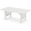 Martha Stewart by POLYWOOD® Acadia 5-Piece Dining Set with Benches in Slate Grey(White)