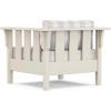 Martha Stewart by POLYWOOD® Acadia Deep Seating Chair in Slate Grey/Natural Linen(Sand / Buffalo Plaid Dune Burlap)