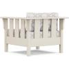 Martha Stewart by POLYWOOD® Acadia Deep Seating Chair in Slate Grey/Natural Linen(Sand / Trellis Dune Burlap)