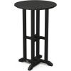 Martha Stewart by POLYWOOD® Chinoiserie 3-Piece Farmhouse Bistro Counter Set in Mahogany(Black)