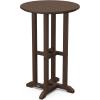 Martha Stewart by POLYWOOD® Chinoiserie 3-Piece Farmhouse Bistro Counter Set in Mahogany(Mahogany)