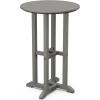Martha Stewart by POLYWOOD® Chinoiserie 3-Piece Farmhouse Bistro Counter Set in Mahogany(Slate Grey)