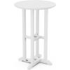 Martha Stewart by POLYWOOD® Chinoiserie 3-Piece Farmhouse Bistro Counter Set in Mahogany(White)