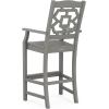 Martha Stewart by POLYWOOD® Chinoiserie 5-Piece Bar Set in Green(Slate Grey)