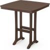 Martha Stewart by POLYWOOD® Chinoiserie 5-Piece Bar Set with Trestle Legs in White(Mahogany)