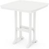 Martha Stewart by POLYWOOD® Chinoiserie 5-Piece Bar Set with Trestle Legs in White(White)